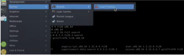 SuperTuxKart for Linux Installing Step 4
